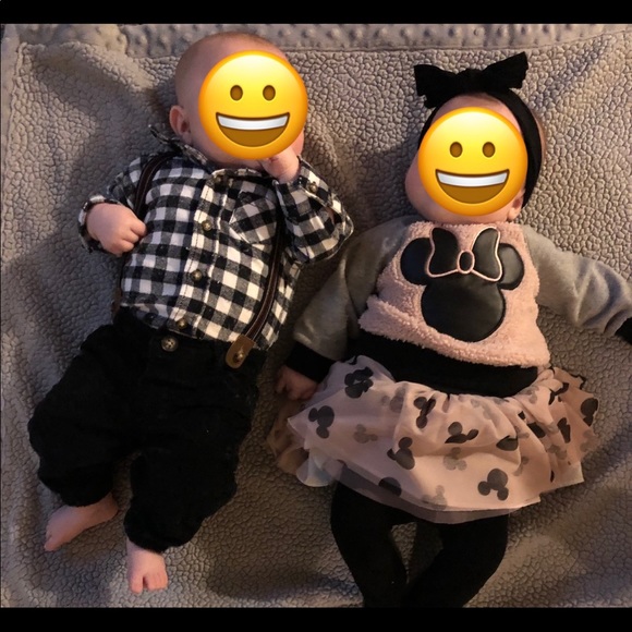 Pastourelle by Pippa and Julie 
Minnie Faux Shearling Skirt Set - Picture 6 of 6